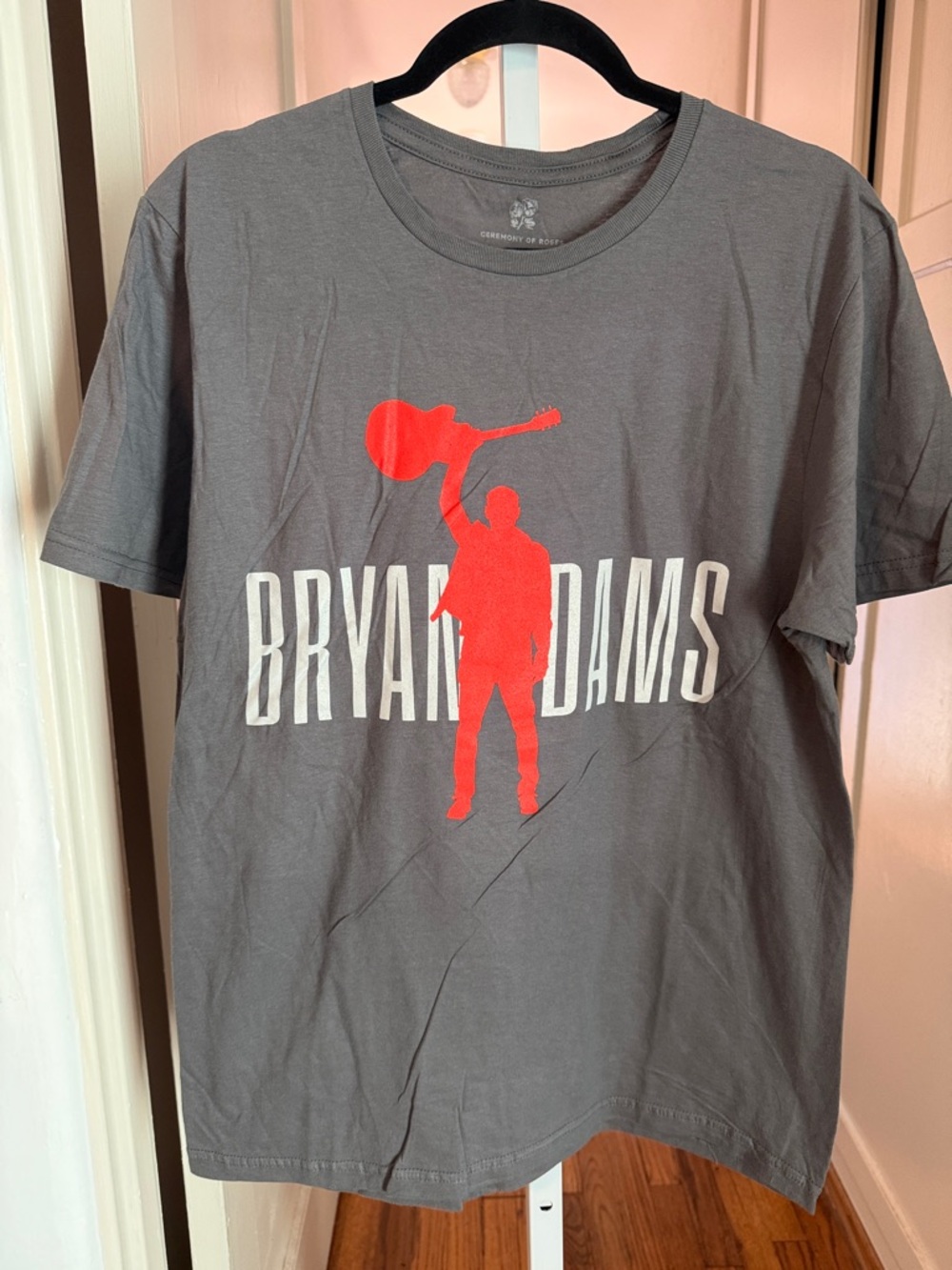 Bryan Adams Graphic Tee Tour Shirt in Grey